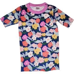 SOLD Hanna Andersson Short John Pajama Top Rosey Kids Size 10